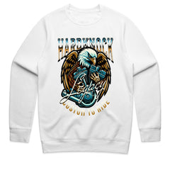 Hardknock Legacy – Eagle & V-Twin Engine Biker T-Shirt