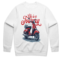 Life is a Journey – Enjoy the Ride Retro Scooter T-Shirt