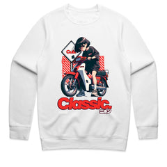 Classic Nihon – Retro Anime Scooter Rider Japanese Streetwear T-Shirt
