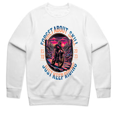Forget About Skill – Just Keep Riding Adventure Motocross T-Shirt