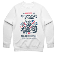 Motorcycle Legend – Vintage UK Chopper Retro Biker T-Shirt