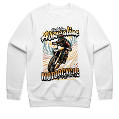 Fueled by Adrenaline – Motorcycle Trail Enthusiast Off-Road Biking T-Shirt