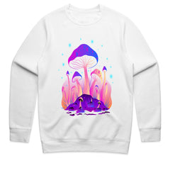 Glowing Purple Mushroom Forest Shirt