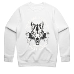 No Clubs, No Rules, Just Ride – Lone Wolf Biker T-Shirt