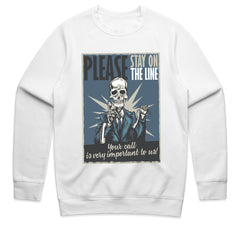 Stay on the Line Skeleton Shirt