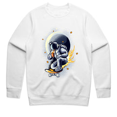 Astronaut Skateboard Sweatshirt