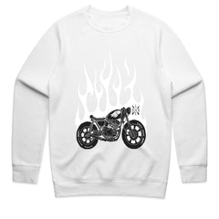 Flaming Motorcycle Shirt