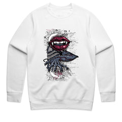 Gothic Lips Raven Shirt
