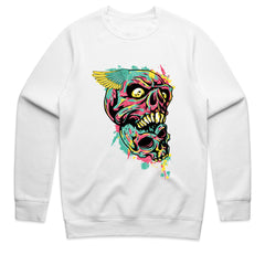 Neon Zombie Skull Shirt