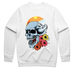 Tropical Skull Hibiscus Shirt