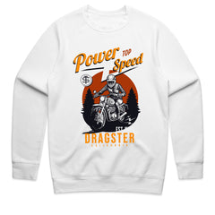 Power Top Speed T-Shirt – Vintage Dragster Motorcycle Racing Tee