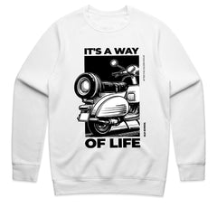 Way of Life Retro Scooter T-Shirt – Classic Ride, Timeless Passion