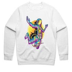 Cosmic Drift - Neon Astronaut Adventure Tee