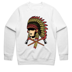 Heritage Valor – Tribal Warrior Crest Tee