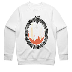 Ouroboros Flame Tee – Eternity Through Destruction