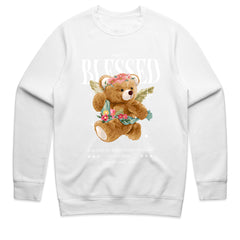 Heavenly Bear – You're Blessed Floral Tee