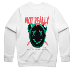 Not Really Smiling – Glitch Mood Tee