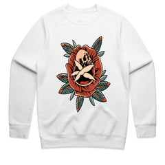 Bloom of Mortality - Skull & Rose Fusion Tee