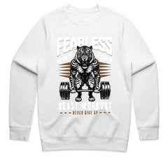 Fearless Beast Workout – No Pain, No Gain Gym T-Shirt | Power & Strength Tee