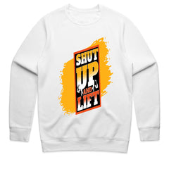 "Shut Up and Lift" Motivational Gym T-Shirt – No Excuses, Just Gains