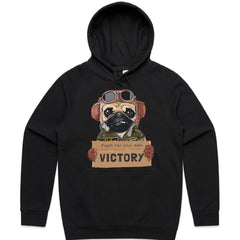 Victory Pug Hoodie
