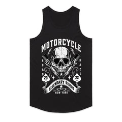 Legend Burn: Road Race Skull Riders Tee