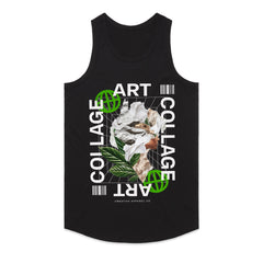 Collage Mind: Abstract Fusion Tee