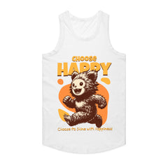 Fuzzy Joy: Choose Happy Tee