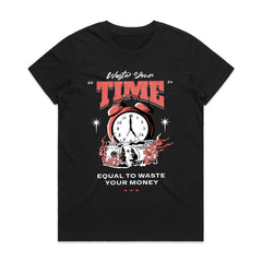 Clockburn Hustle: Waste Time, Waste Money Tee