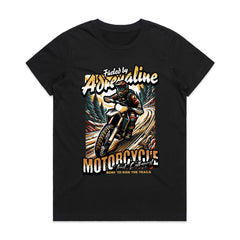 Trailblazer Rush – Fueled by Adrenaline Moto Tee