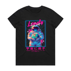Lost in Orbit – Cosmic Loner Aesthetic Tee