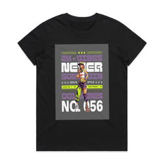 Cyber Neon Vibes: Never Subdue Streetwear Tee
