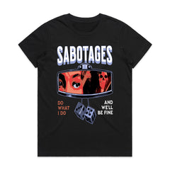 Rearview Reckoning: Sabotage Noir Tee