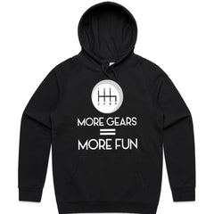 More Gears = More Fun | Manual Transmission Stick Shift Car Enthusiast T-Shirt