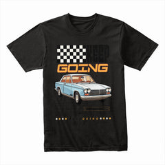 Keep Going Retro Car T-Shirt – Classic Vintage Drive