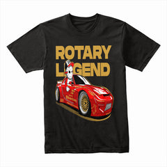 Rotary Legend T-Shirt – Mazda RX-7 Rocket Bunny Racing Design