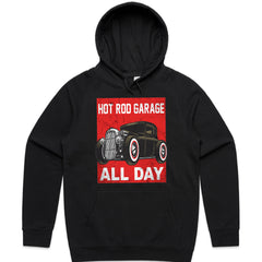 Hot Rod Garage T-Shirt – Vintage Rat Rod Classic Car Enthusiast Tee