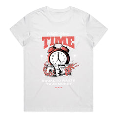 Clockburn Hustle: Waste Time, Waste Money Tee