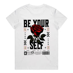 Crimson Identity: Be Your Self Rose Tee