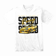 Speed Racing Drift – JDM Street Racer White T-Shirt