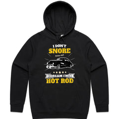 Vintage "I Don't Snore, I Dream I'm a Hot Rod" T-Shirt β Classic Car Enthusiast Tee