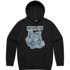 Motor City Muscle" Vintage Hot Rod Sweatshirt