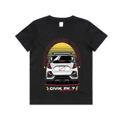 Hatchback Turbo Street Fighter – JDM Performance T-Shirt