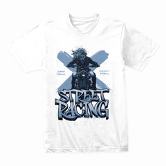 Street Racing Motorcycle Graphic T-Shirt – Rebel Biker Streetwear