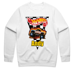 Hot Wheels Monster Truck "Andy" Graphic T-Shirt – Bold and Stylish Motorsports Design