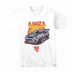 Akita Speed Demon – Retro JDM Racing Tee