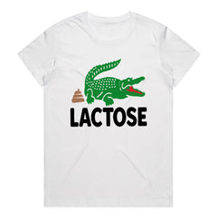 Lactose Intolerance Crocodile T-shirt - Funny and Unique Design for Laughs