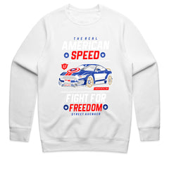 American Speed T-Shirt – Patriotic Muscle Car Racing Tee