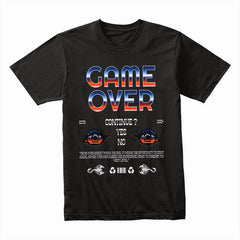 "Game Over – Retro Arcade Continue Screen Gaming T-Shirt"