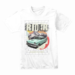 Classic Rider T-Shirt – Vintage Muscle Car & Retro Adventure Tee